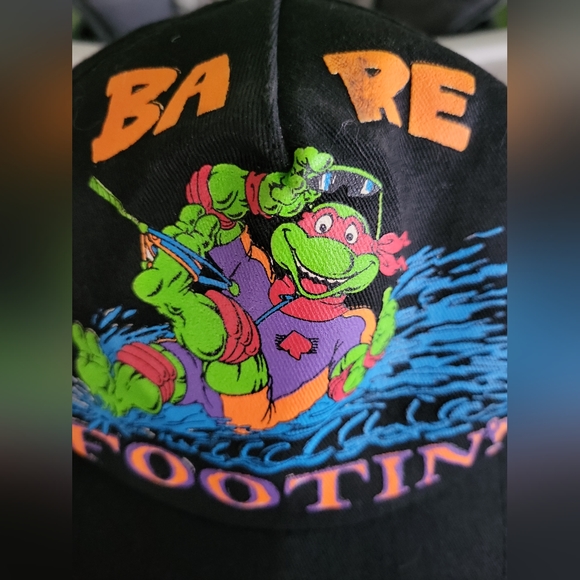 Vintage 1992 Teenage Mutant Ninja Turtles Snapback Kids Hat - Picture 2 of 2